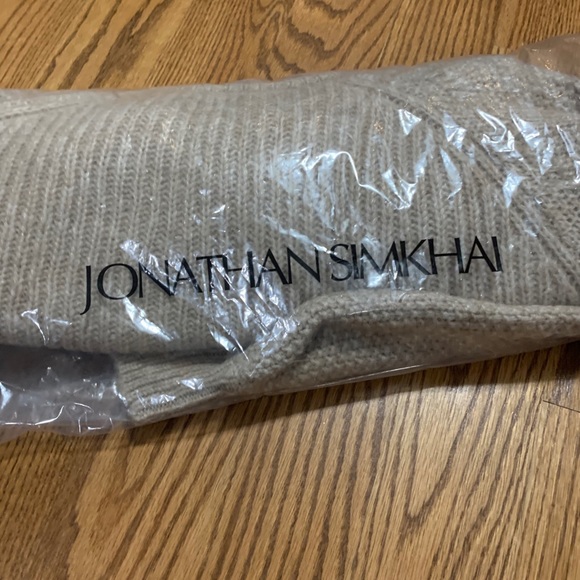 Jonathan Simkhai Alexa Cable Sleeve Sweater XL - Picture 8 of 8